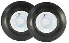18-850-8 18x8.50-8 Tr1004-2 Ecustomrim Two Golf Cart Tires Rims 18 X 8.5 8 White 4 Lug Hole