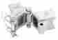 230301 Fulton Folding Trailer Tongue Bolt-on Hinge 2 X3 Beam Zinc Rating 5k 016118085020