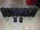 343r Yates 24 Pcs Barely Used Wobble Rollers Lot Of 4-3 8 Dia 3 4 Shaft