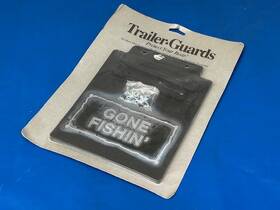 02.005.01 4 Fisherman Ltd Nos Set Of Vintage Boat Trailer Gone Fishin 6 Inch X 8 Mud Flaps Splash Guard Pair