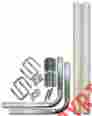 50080284 Seasense Pair 60 Boat Trailer Guide Post Kit Safety Fishing Tubing Water Float Tools 737765802845