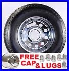 Tr00095 75r15 Lug Rim Lugs Tire Radial Trailer Caps St225 15 Rivets Mod Chrome 6