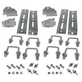 A.a 810132341304 8 Pack Inch Galvanized Swivel Top Bunk Bracket Kit With Hardware For Silver