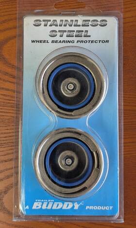 73190 A Trailer Buddy Wheel Bearing Protector 15 Stainless Steel 1.980 Hub Bore