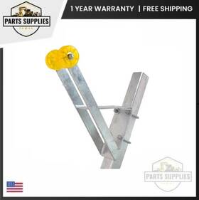 24547-2 Aftermarket Set Of 2 Galvanized Winch Seat With Roller For Inch And 3 Boat Trailer Posts