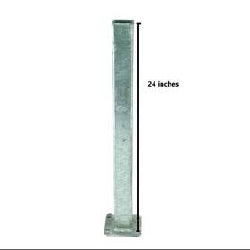 95-08308 Aftermarket 24575 2 Inch X 11 Gauge Galvanized Steel Boat Trailer Winch Post 24 Tall