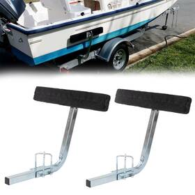 Ta0973 Aftermarket 2 X Boat Trailer 2ft Side Guide Bunk Board Guide-on Carpeted Kit With Hardware