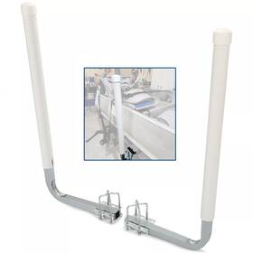 Ta1111 Aftermarket 2pcs Boat Trailer 40 Inch Zinc-plated Guide On Post Pvc Poles For Sailboat