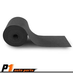 Allgood120216 Allgoodauto Black Ribbed Bunk Carpet / Marine Boat Trailer Runners Outdoor - 9 Inch X 50ft