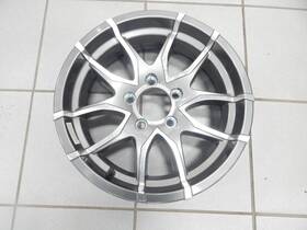 A107771550 Ameralite 15 Inch X 5 Silver Aluminum Trailer Rim Wheel -