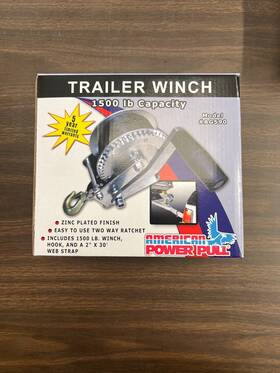 Ag590 American Power Pull #ag590 1500lb Trailer Hand Winch