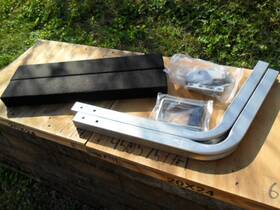 Swf1-12575 Americangaslogs New Boat Trailer Guide On Bracket/bunks Set