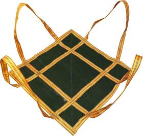 01349 Aqqhsain Cargo Lifting Pad Net Safety 1m Green Yellow