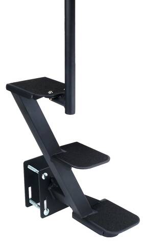 Apbts-sm-g1-3s Aupar Heavy Duty Boat Trailer Steps With Safety Handle Non-slip Surface
