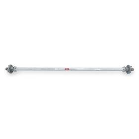 27033 Autoflex-knott 3500lb 88 Inch Hub Face Galvanized Boat Trailer Axle 5 Bolt Idler Hubs