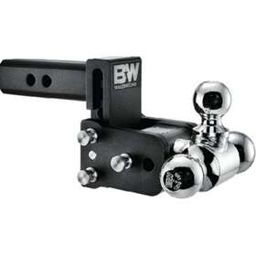 Ts10048b B&w Trailer 3-ball Tow And Stow Receiver Hitch Ball Mount 2 Inch 5 Drop
