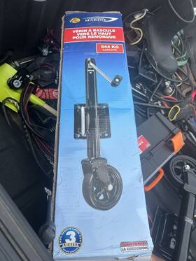 Bd-1000sw-sm Bastion Distribution New 1000 Lbs Bolt On Boat Marine Trailer Jack With Swivel Wheel