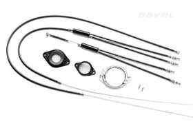 Dms170007 Bavel Bmx Bike Gyro Brake Cables Front Rear Upper Lower Spinner Black