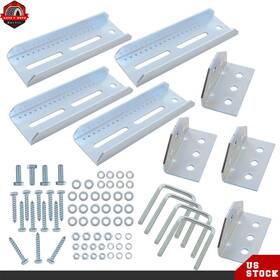 Ber542025 Berliii 4 8 Inch Galvanized Swivel Top Bunk Bracket Kit With Hardware For Boat Trailer 2x3
