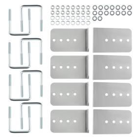 0alx38 Bfo 8x Galvanized L-type Boat Trailer Bunk Bracket Kit Fit For 3 X Crossmember
