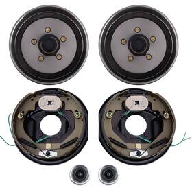 3thu2q Bfo 1 Pair Trailer 5 On 4.5 Inch Electric Brake Assembly Hub Drum Kit For 3500lbs Axle