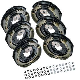 4e6bnz Bfo 3x 12 Inch X 2 Electric Trailer Brake Assembly 5200 6000 7000 Axle For Dexter New