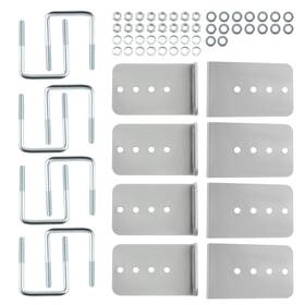 Anw3oj Bfo 8 Pack-8 Inch Galvanized L-type Boat Trailer Bunk Brackets Fit 3 X Crossmember