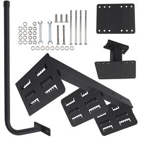 B8va3f Bfo Boat Step Mount For Universal Trailer Tongue Steel 3-step Powder Coated