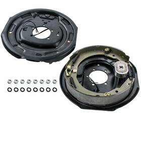 Cjpw02 Bfo Left And Right 12 Inch X 2 Electric Trailer Axel Brake Assembly 5200lb 6000lb 7000 Lb
