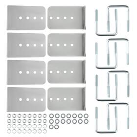Ctnl1e Bfo Galvanized L-type Boat Trailer Bunk Bracket Kit For 3 X Cross Member New