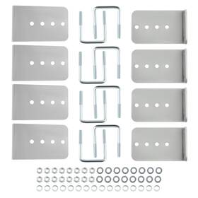 Hxwe7y Bfo 8 Set Boat Trailer Bunk Bracket Kit Fit For 3x3 Galvanized Cross Members