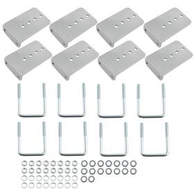 I0ej53 Bfo 8x 8 Inch Galvanized L-type Bunk Bracket Kit For Boat Trailer 3x3 Heavy Duty