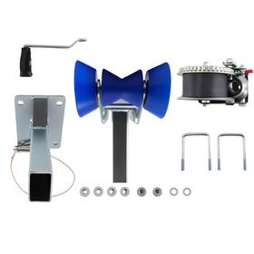 Bfo J5h3x8 Heavy Duty Boat Trailer Winch Stand For 3 Inch X 4 Drawbar Galvanized 1200lb