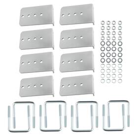 K82fmi Bfo 8 Pack Galvanized L-type Boat Trailer Bunk Brackets For 3 X Crossmember