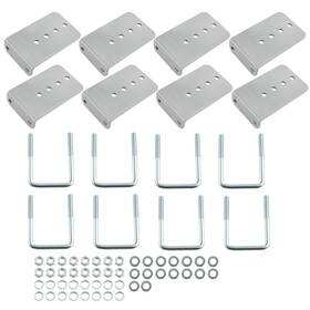 Mxdw2v Bfo 8ftft Galvanized L-type Boat Trailer Bunk Brackets For 3 X Cross Member