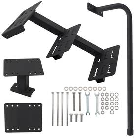 Ql0mto Bfo Steel 3-step Boat Mount For Universal Trailer Tongue Heavy Duty Black