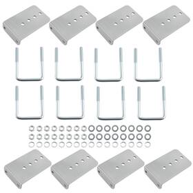 Crossmember-8 Bfo Tbxv8y 8 Inch Galvanized L-type Boat Trailer Bunk Brackets Fit 3 X Pack
