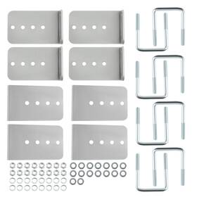 Y54eis Bfo 4 Pair Galvanized L-type Boat Trailer Bunk Bracket Kit Fit 3 X Crossmember
