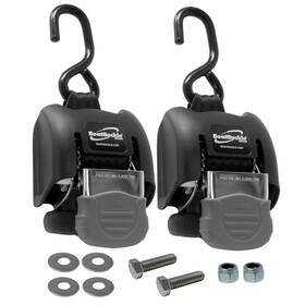 F14256ec Boatbuckle Retractable Tie Down Straps 1500lb Stainless Steel Transom