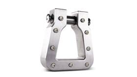 5141-m Body Armor 4x4 Mega D-ring Machined Silver Single