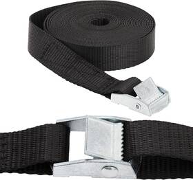 Built Industrial 194425483835 5 Pack Kayak Tie Down Straps Lashing With Buckles For Bike Black