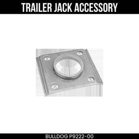 P9222-00 Bulldog Snap Ring Mount Bracket For Trailer Jacks With 1/2 Inch Pin