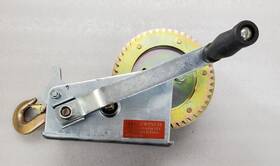 Hw2000s Buyers Hand Winch 2000lb Capacity 2inch Strap 26 Feet Long Zinc Plated