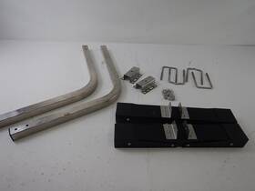 456vdz C Clink 20 Inch 2 Piece Boat Trailer Guides Square Tube Kit