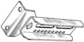 10002g C.e. Smith Bolster Support Swivel Bracket 12 Inch
