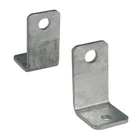 10211g C.e. Smith Side Angle Inch L Bracket - Pair Galvanized 7 Gauge 1/2 Shaft Hole
