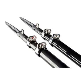 56561 C.e. Smith Gen3 12ft Carbon Fiber Outrigger Pole Black - 2-section