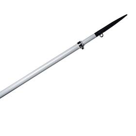 56565 C.e. Smith Gen2 Carbon Fiber Outrigger Pole 12ft White Taper-lok Design