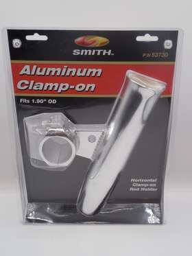 62250 C.e. Smith Aluminum Clamp-on Rod Holder - Horizontal 1.90 Inch Od