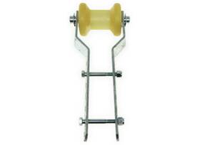 Ce32015g C.e. Smith Ce 2 Inch Trailer Tongue Keel Roller Assembly - Galvanized And Yellow Tpr